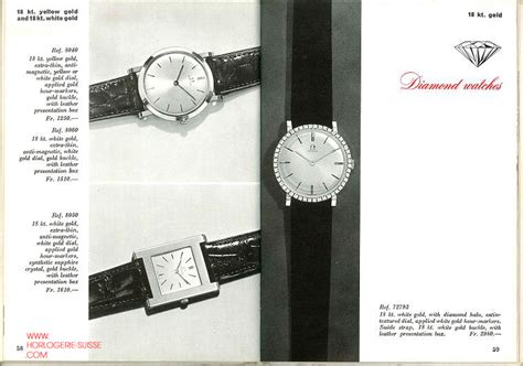 omega watches catalog|1960 omega watch catalogue.